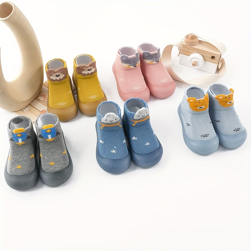 Baby Boys Slip On Sock Shoes Non Slip Walking Shoes