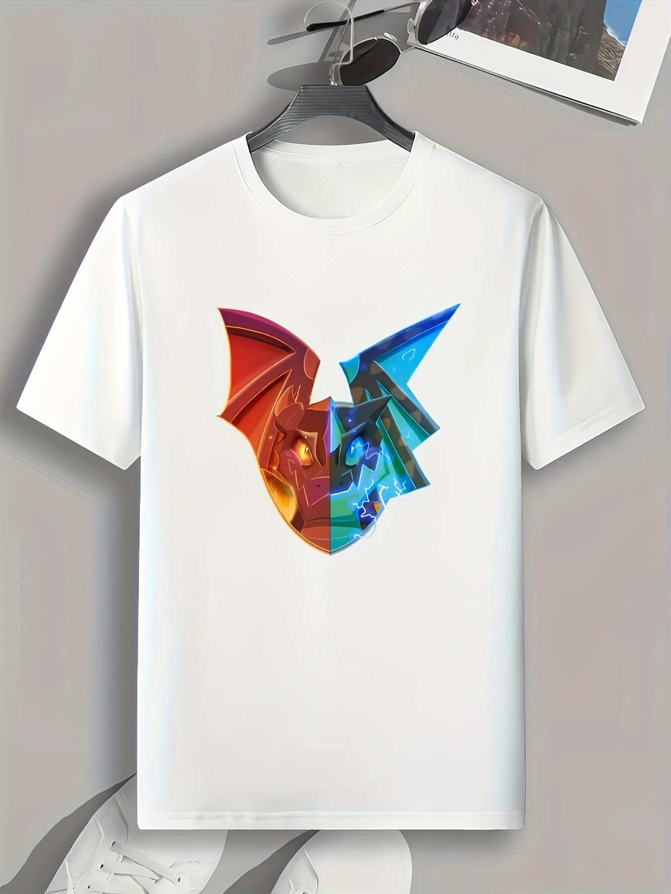 Pattern Men's Graphic T shirt Casual Comfy Tees For Summer Mens Clothing