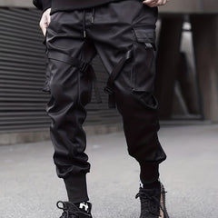 Plain Cargo Pants Men s Flap Pocket Trousers Loose Casual Outdoor Joggers