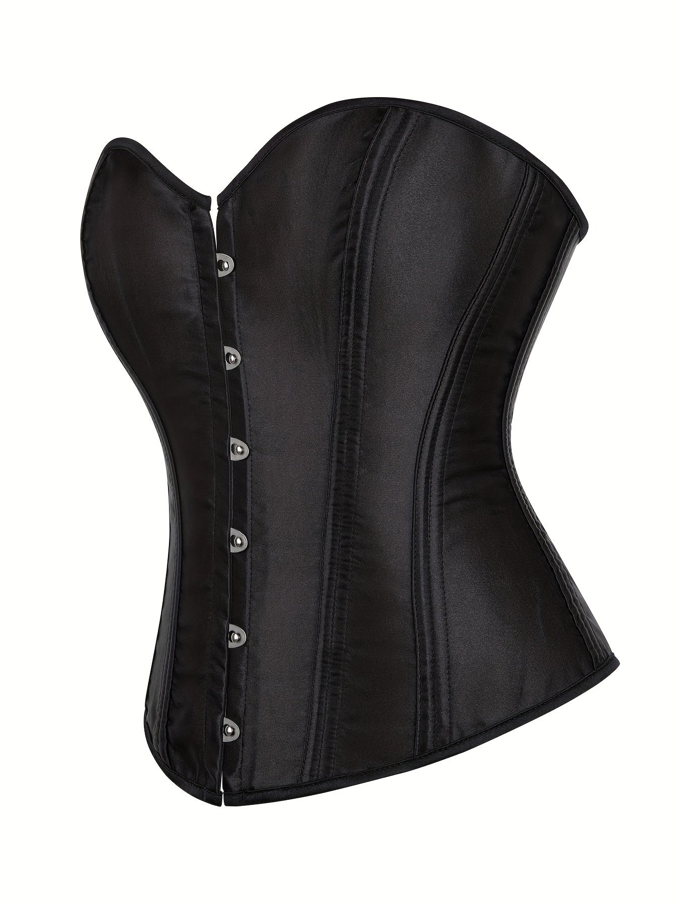 Strapless Corset Bustier Tummy Control Lace Up Body Shaper Women's Lingerie