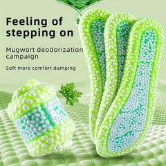 Upgraded Shock Absorption Insoles High Elastic Running Sneaker Pads