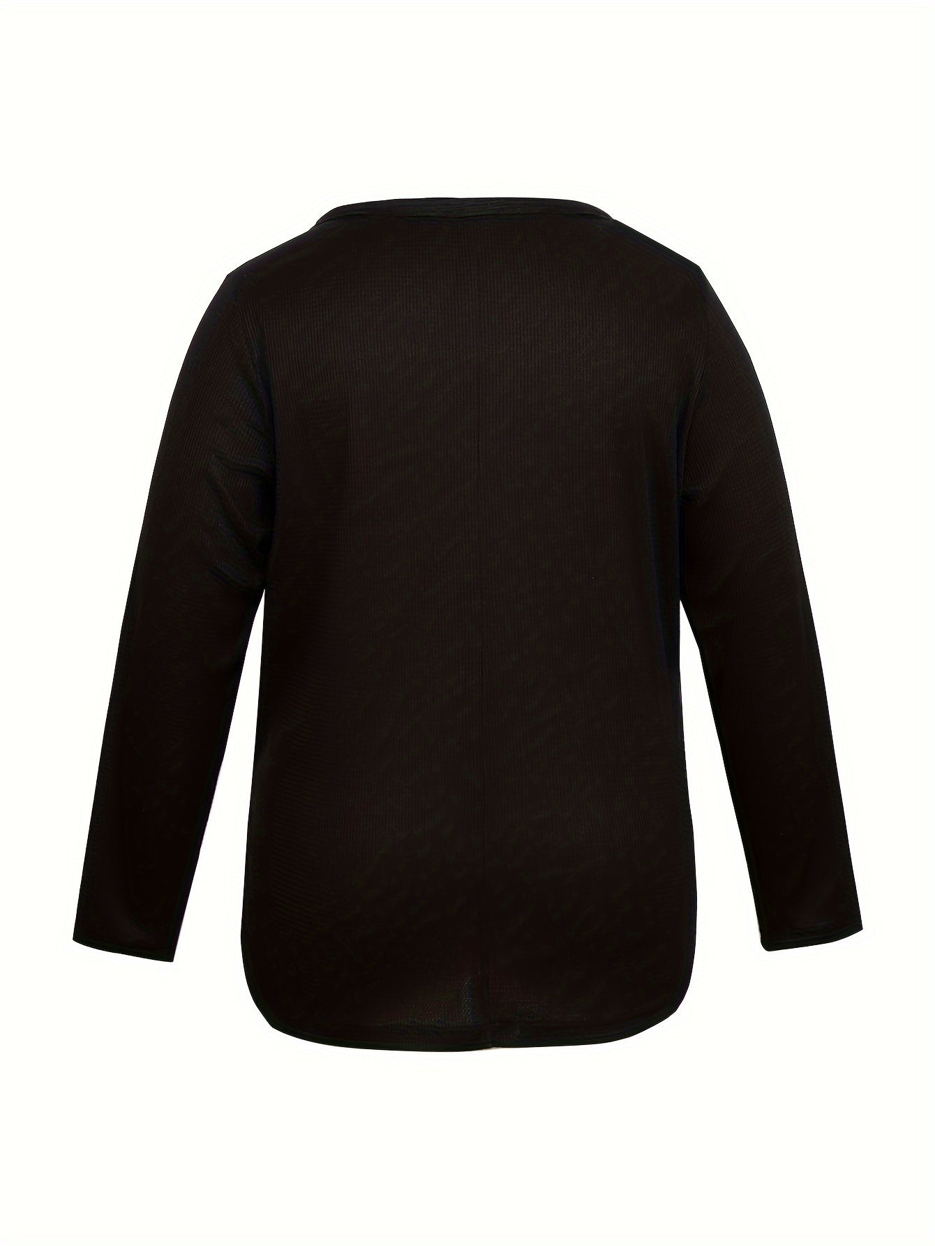 Retro Cardigan Women's Plus Solid Long Sleeve Button Up Knot Front Kni