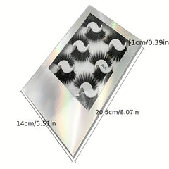 6D Fluffy Wispy Natural Volume False Eyelashes for Wedding Makeup