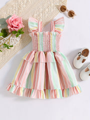 Summer Infant Baby Girl Suspender Dress