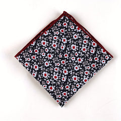 Men's Floral Suit Pocket Towel Business Handkerchief