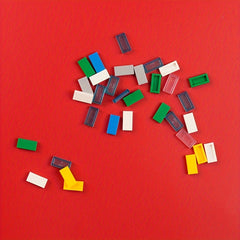 80pc 1x3 Flat Bricks for MOC Building Blocks 63864