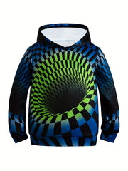 3D Print Boys Hooded Sweatshirt For Kids