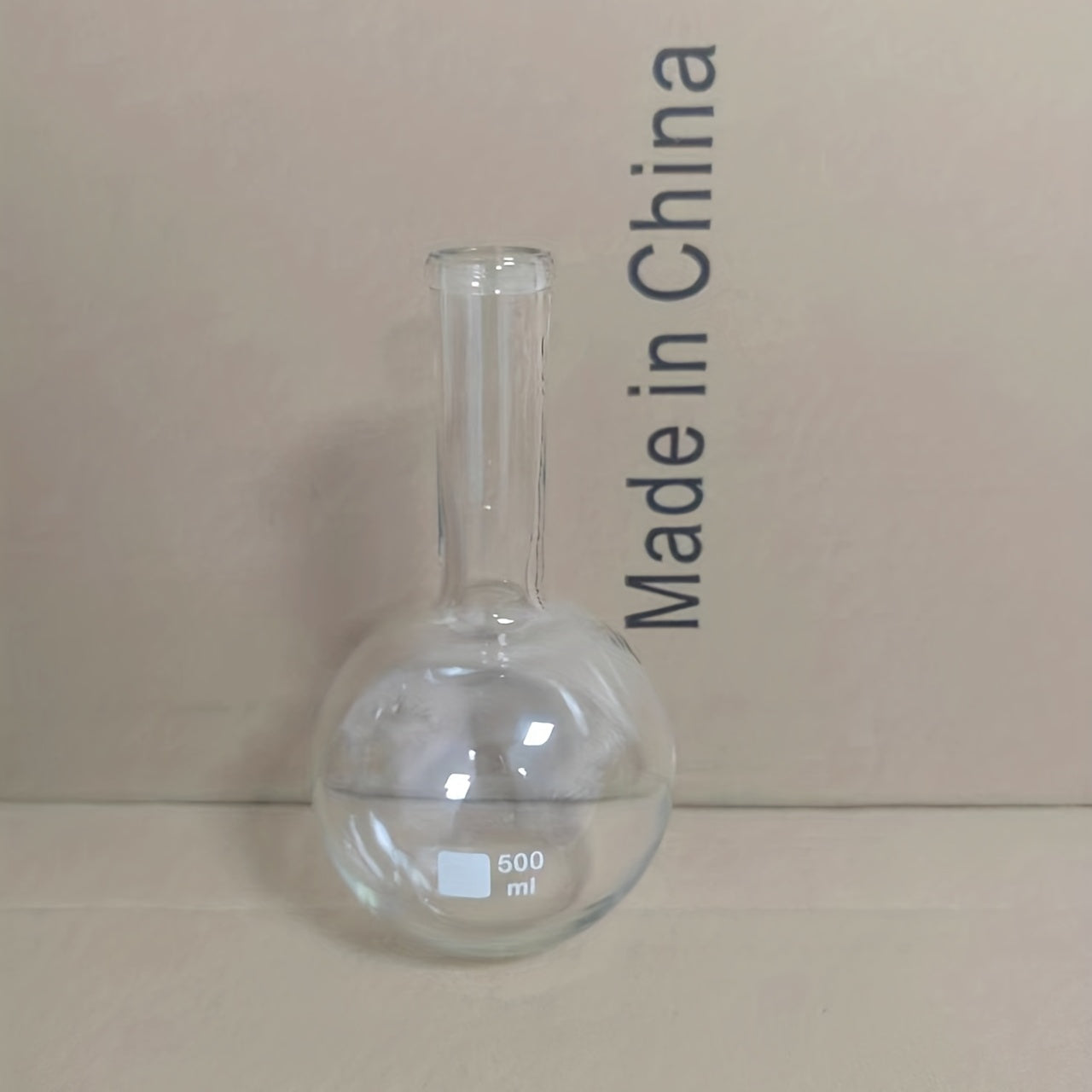Laboratory Glass Flask for Heating and Boiling Liquids