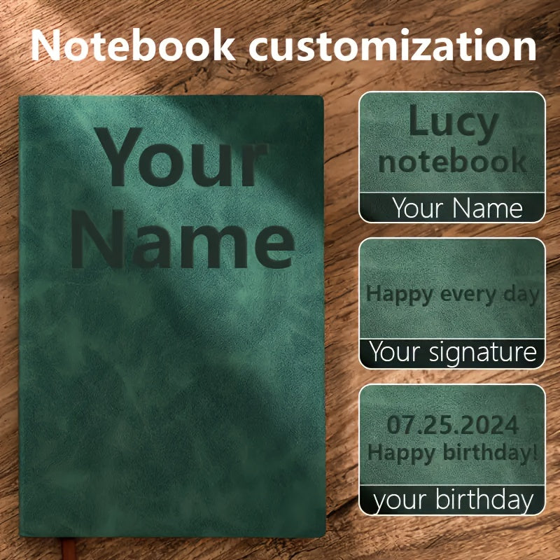 Personalized A5 Diaries & Notebooks - Soft PU Leather Cover
