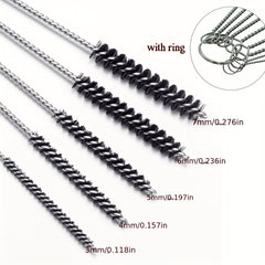 Motorcycle Carburetor Cleaning Needle Set Stainless Steel Tool Brushes