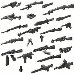 Military Minifigures Building Blocks Weapon Accessories Equipment Bag