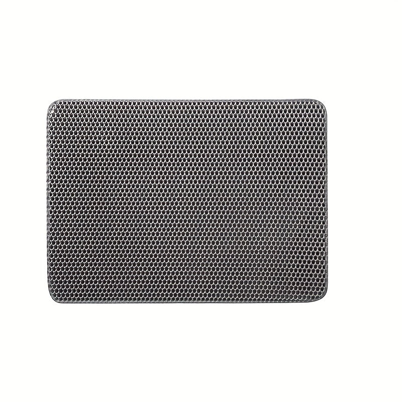 Double Layer Leak Proof Cat Litter Mat Easy Clean with Non Slip Backing