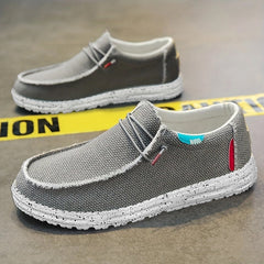 Men's Lace Up Non Slip Casual Shoes Low Top Sneakers