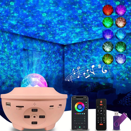 Starlight Projector Music Speaker Night Light