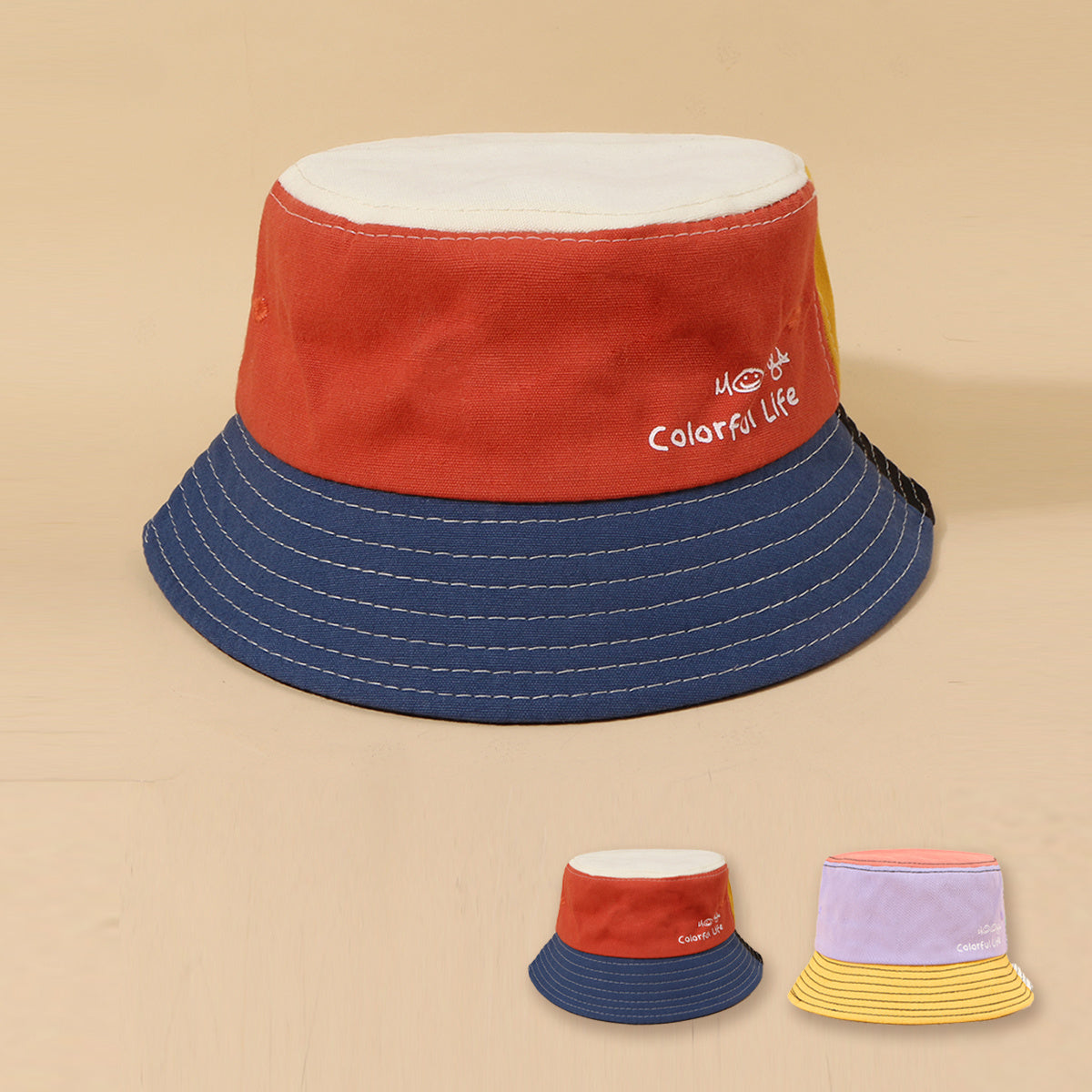 Sun Protective Wide Brim Kids Beach Bucket Hat