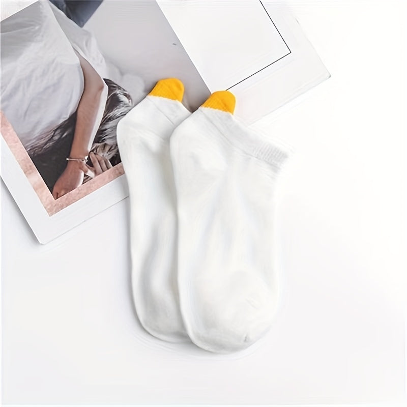 6 Pairs Heart Pattern Socks Low Cut Ankle Socks Women's Stockings