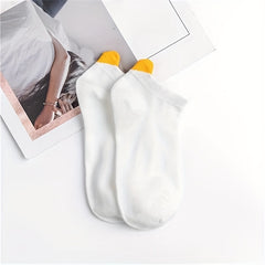 6 Pairs Heart Pattern Socks Low Cut Ankle Socks Women's Stockings