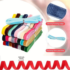 10 Yards Velvet Ribbon Lace Craft Ribbon For Christmas Decoration