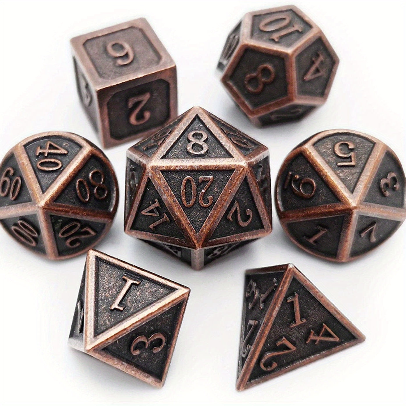 7pcs Classic Polyhedral Dice Set - Indoor Gaming