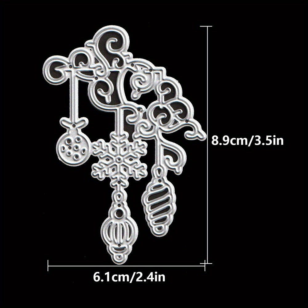 1pc Christmas Lantern Pendant Metal Cutting Dies for Scrapbook Paper Craft