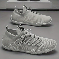 Men's Lace-Up Slip-On Sock Sneakers