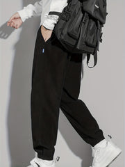 Men's Tapered Joggers Drawstring Corduroy Pants