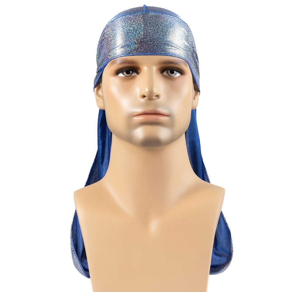 Plated Durag Pirate Hat Men Street Dress Bandana