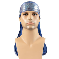 Plated Durag Pirate Hat Men Street Dress Bandana