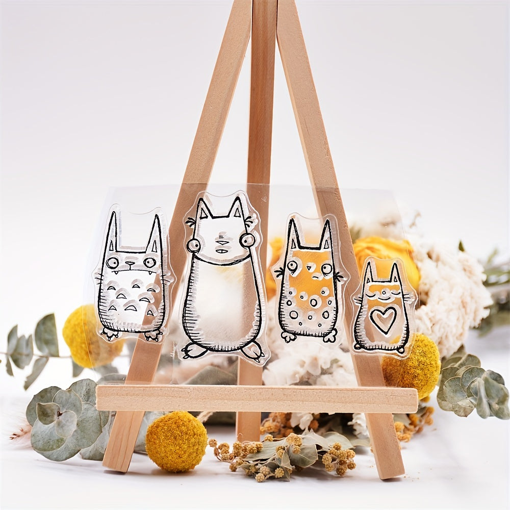 Cartoon Animal Silicone Stamps for Unique Holiday Cards