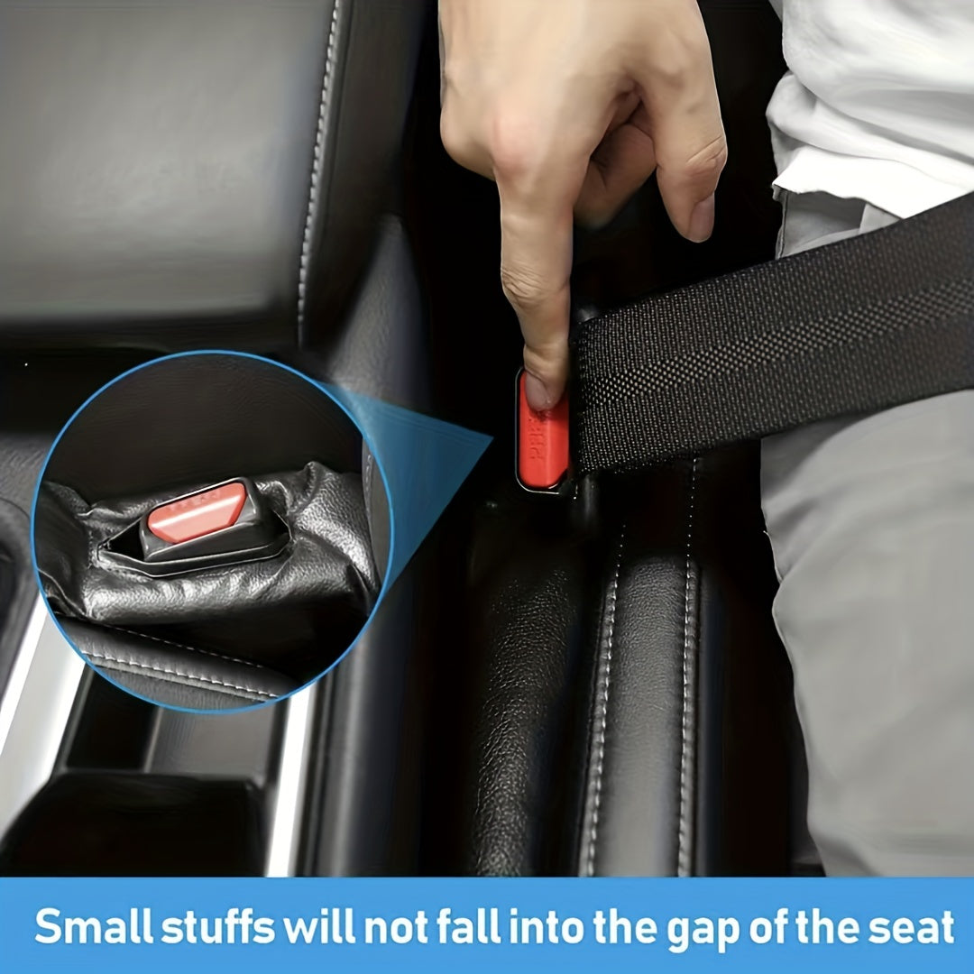 Car Seat Gap Filler Soft Leather Padding Plug Spacer Car Accessories