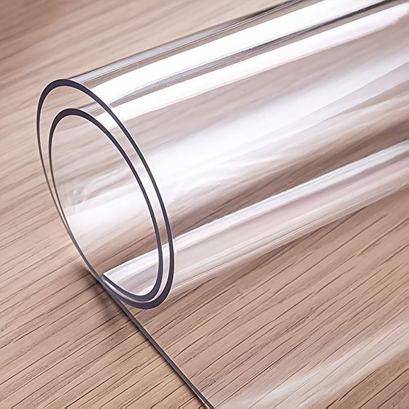 Heat Resistant Clear Vinyl Blotter Mat Table Protector Easy Clean Durable PVC
