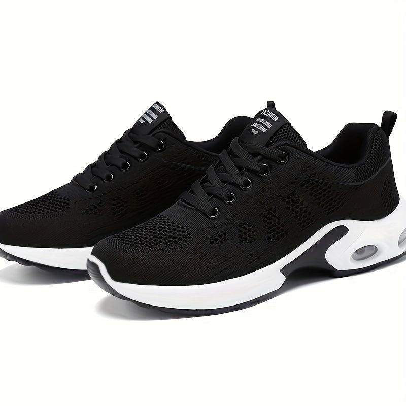 Women's Mesh Sneakers Lace Up Running Shoes Air Cushion Sport Shoes