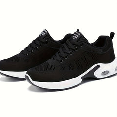 Women's Mesh Sneakers Lace Up Running Shoes Air Cushion Sport Shoes