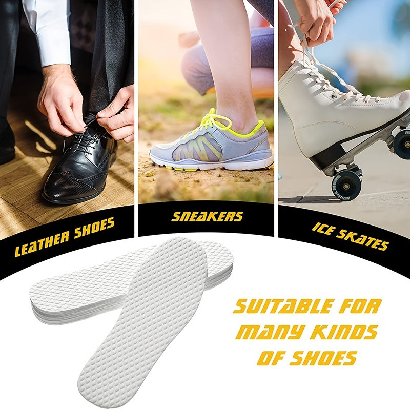 10 Pairs Thin Disposable Shoe Inserts for Men Women Hiking
