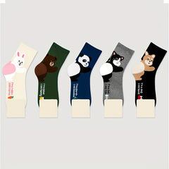 Cute Animal Print Socks for Women