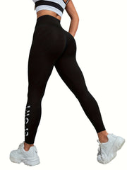 Pattern Butt Lifting Fitness Gym Sports Leggings High Waist Yoga Pants