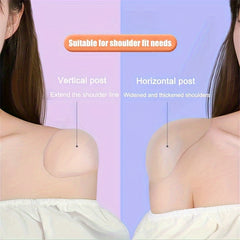 1 Pair Silicone Shoulder Pads Self-adhesive Anti-Slip Shoulder Support