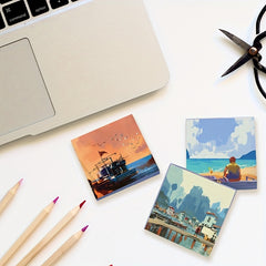 Chinese Style Memory Hometown Sticky Notes