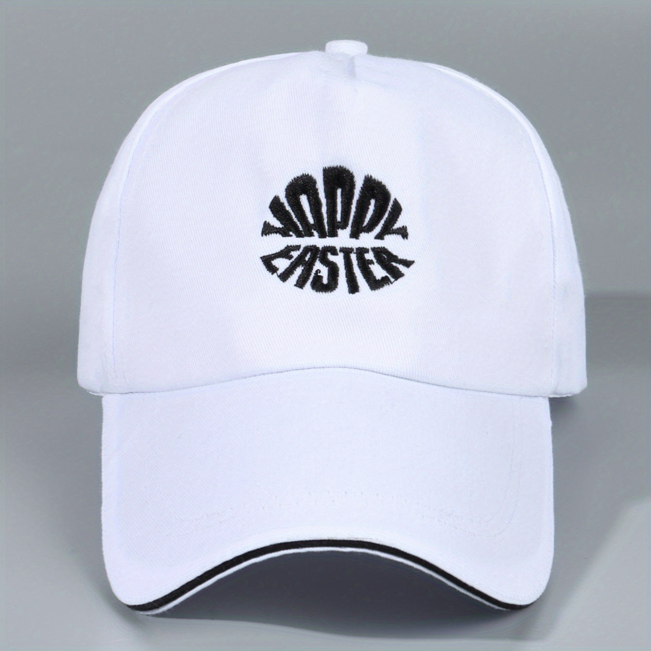 Happy Easter Embroidery Baseball Cap Lightweight Sun Hat