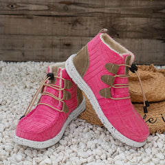 Women's Thickened Warm Snow Boots - Non slip Casual
