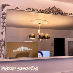 Wooden Carved Corner Decal Unpainted Set for Walls Cabinets Mirrors