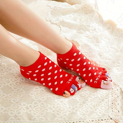 Polka Dot Yoga Fitness Socks Women's Stockings