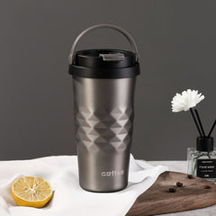 500ml Water Bottle With Lid Portable Tumbler Coffee Mug
