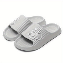 Men's Casual Puppy Slides Slip On Slippers Various Colors