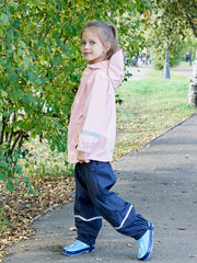 Kids Waterproof Hooded Rain Jacket