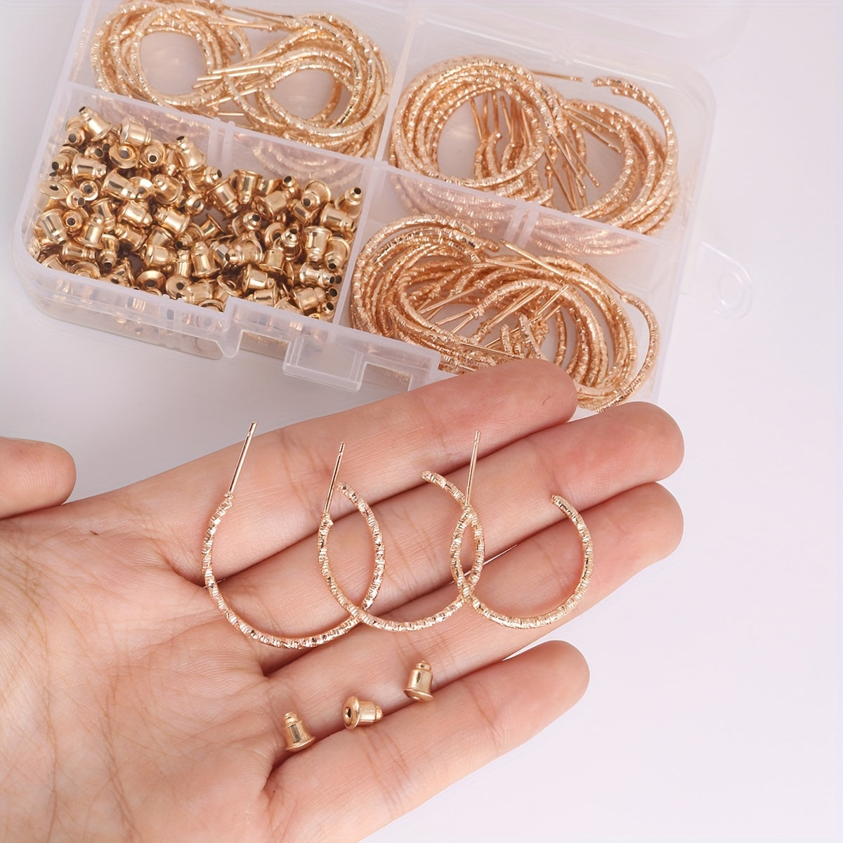 36pairs Gothic Gypsophila Pattern Stud Earrings Set