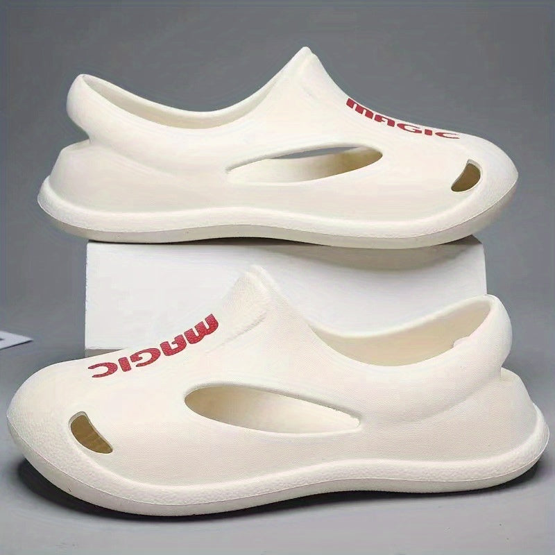 Men's Closed Toe Water Shoes for Outdoor Beach Spring Summer