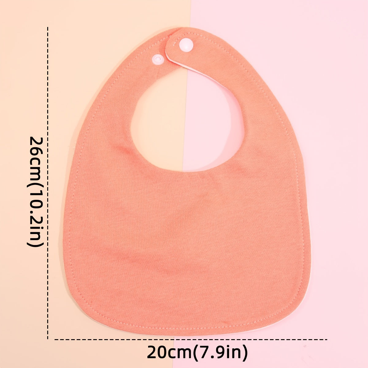 Random U-shaped Baby Bibs Plain Infant Feeding Bibs