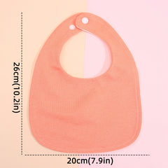 Random U-shaped Baby Bibs Plain Infant Feeding Bibs