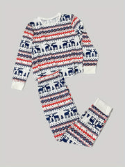 Elk & Geo Print Loungewear Set